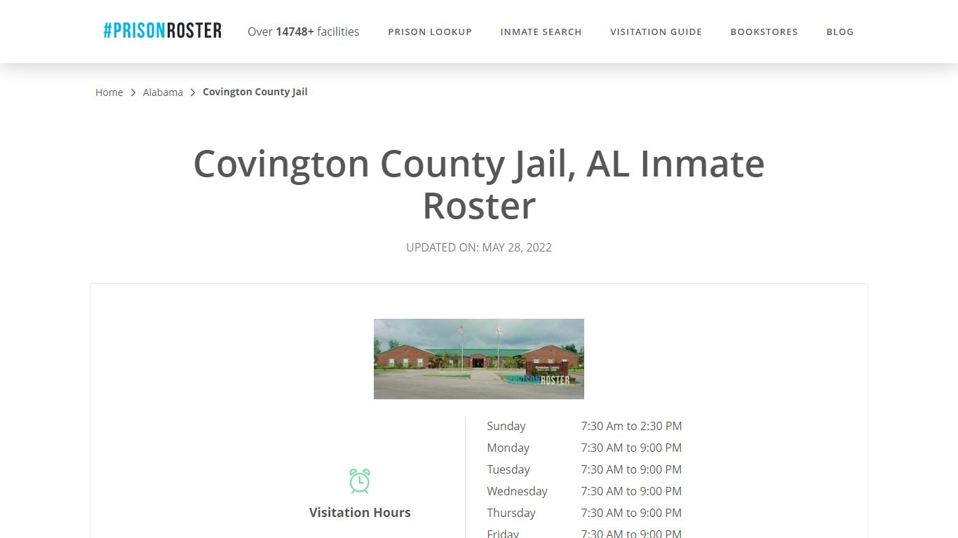 Covington County Jail, AL Inmate Roster - Prisonroster